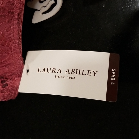 💕LAURA ASHLEY💕 2 Pack Bras ~ Pink & Blue Lace 34C NWT - Picture 12 of 15